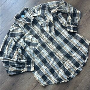 Ely Cattleman Western Snap Shirt ! XXL
